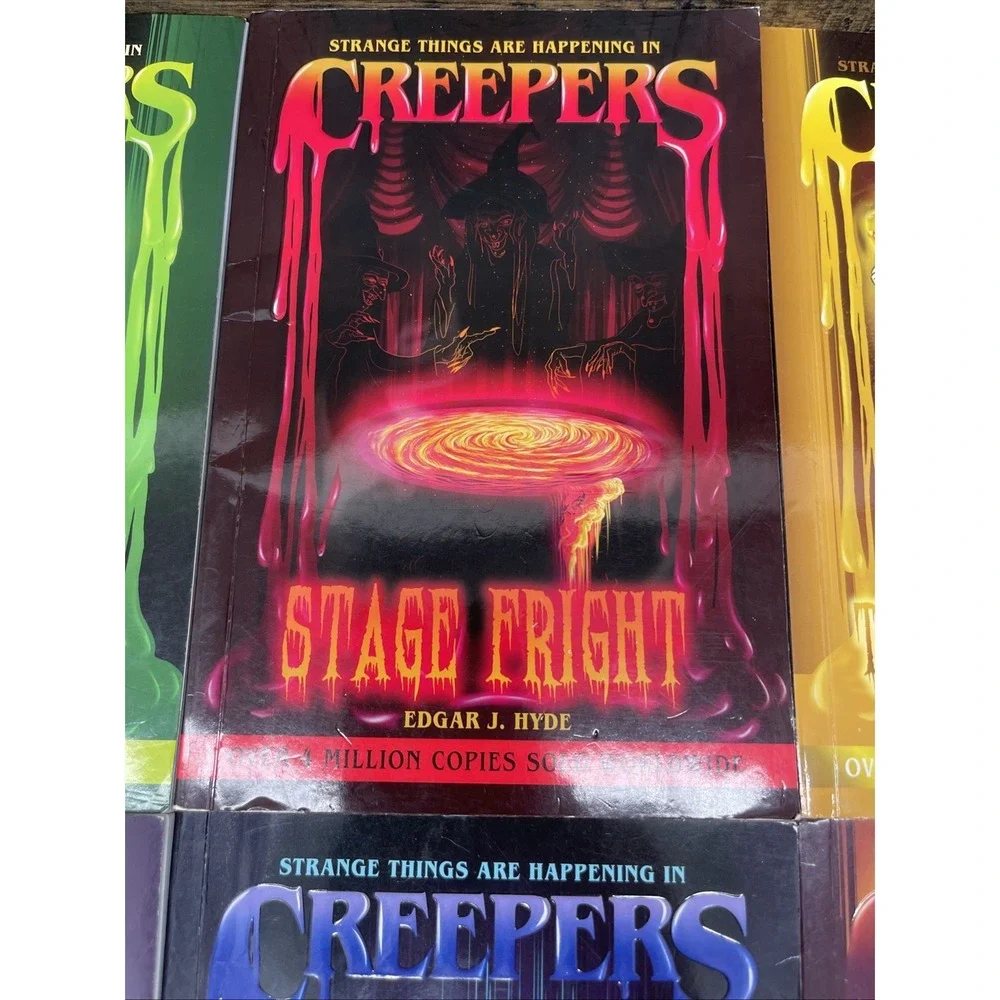 Strange Things are Happening in Creepers Young Horror Book Lot - 9 Edgar J Hyde